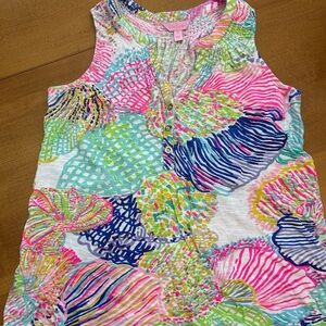 Lilly Pulitzer Vibrant Multicolor Kids Tank Top